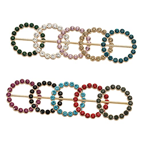 HORIALENCE 10stücke Teiliges Dekorative Shirt Clips Multifunktionale Schal Clips Für Stilvolle Outfits Für Hochzeiten Partys Und Alltag Ersetzen Sie Ihre Kleidungsaccessoires Mit Stil von HORIALENCE