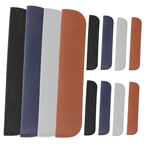 HORIALENCE 12stücke Leder Stifthülle Füllfederhalter-etui Stiftetui Mit Gummiband Halter Für Einen Stift Stifthalter-etui Leder-stiftetui Füllfederhalter Aus von HORIALENCE