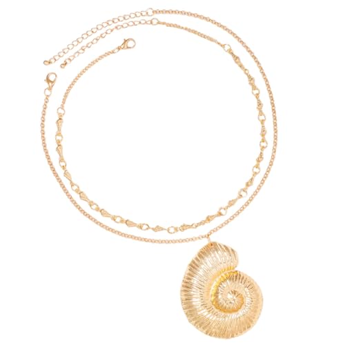 HORIALENCE 1satz Conch Halskette Für Frauen Elegante Meeresmuschel Schmuckstücke Leicht Und Tragbar Für Strandmode Und Besondere Anlässe Verleiht Ihrem Stil Einen Charmanten Akzent von HORIALENCE