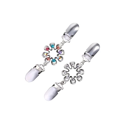 HORIALENCE 1Satz Vintage Schalclips Praktische Pullover Clips Legierung für Frauen für Cardigans Strickjacken Formelle Anlässe Stilvoller Schmuck von HORIALENCE