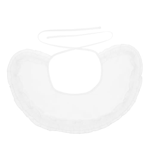 HORIALENCE Rüschen Falscher Kragen Damen Abnehmbarer Chiffonkragen Modisches Kleidungsaccessoire für Blusen und Pullover und Trendy für Partys und Alltag von HORIALENCE