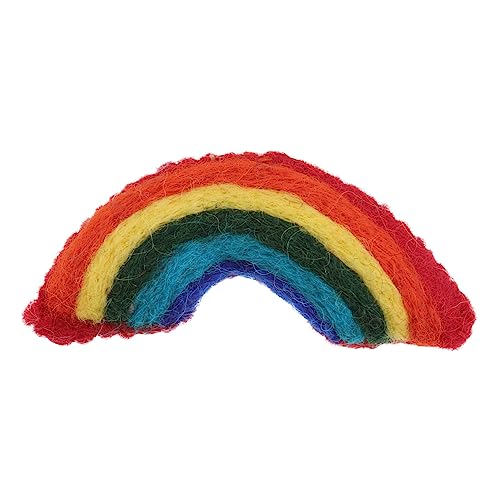 HORIALENCE 1Stück Handgemachte Regenbogen Brosche Hochwertigem Material Perfektes Accessoire für Festliche Anlässe Alltagskleidung für Familie von HORIALENCE