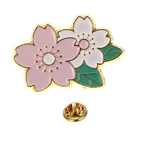 HORIALENCE Kirschblüte Brosche Aus Legierung Zarte Modebrosche Kirschbrosche Befestigungsbrosche Für Kleidung Taschen Rucksäcke Hüte Schals Für Valentinstag Geburtstag Weihnachten Leicht Und von HORIALENCE
