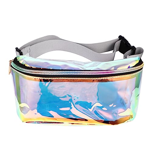 HORIALENCE 1Stück Transparentes PVC Damen Hüfttasche Gürteltasche für Dating Freizeit mit Breitem Schultergurt Einzigartigem Design von HORIALENCE