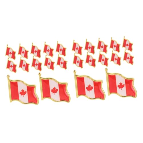 HORIALENCE 2 Sätze Flaggen Brosche Für Männer Und Frauen Dekorative Anstecknadeln Für Kleidung Einzigartiges Abzeichen Für Partys Und 25 Stück * 2 von HORIALENCE