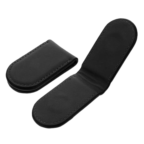 HORIALENCE Magnetische Geldklammer 2 Stück Tragbarer Geldbeutel Befestigungsclip Aus Pu Minimalistische Geldscheinklammer Für Männer Für Bargeld Und Karten Langlebig Und Stilvoll von HORIALENCE