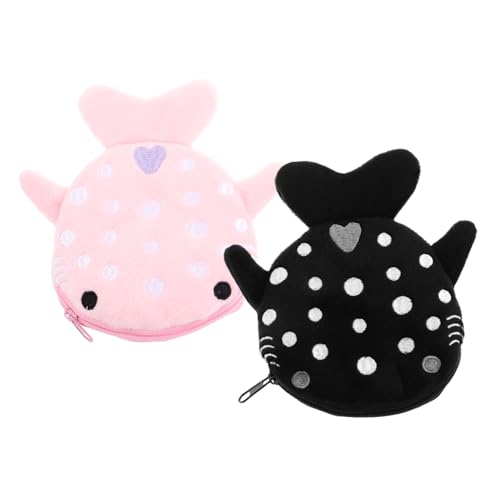 HORIALENCE 2stücke -plüsch-münzbeutel Niedliche Wechselgeldtasche Mit Reißverschluss Leicht Für Mädchen Kleine Geldbörse Für Unterwegs von HORIALENCE