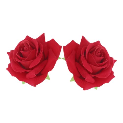 HORIALENCE 2 Stück Kunstblumen Haarklammern Broschen Haarnadeln für Hochzeiten Partys Besondere Anlässe Vielseitige Haaraccessoires Haarschmuck von HORIALENCE