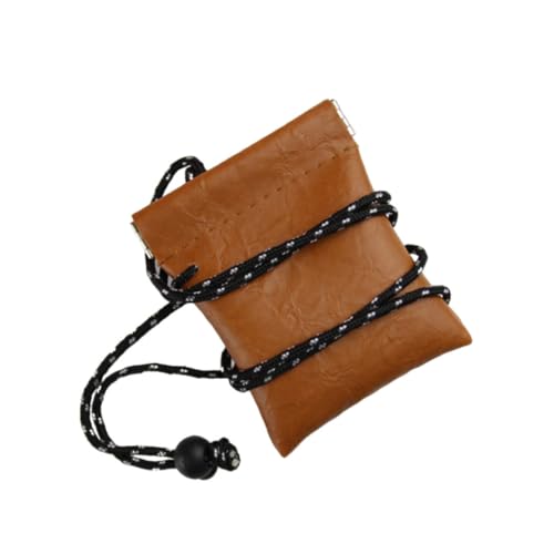 HORIALENCE 2 Stück Kleiner Geldbörse Aus Kunstleder Handtasche Für Kreditkarten Münzen Praktische Umhängetasche Für Damen Herren Kompakt Leicht Geldaufbewahrung Für Reisen Und Alltag von HORIALENCE
