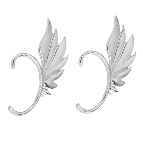 HORIALENCE 2 Stück Retro Wing Ear Cuff Nicht Durchlöcherte Ohrringe für Damen Funkelndes Accessoire für Partys und Besondere Anlässe Ohrklemmen im Vintage Stil HORIALENCE 2 Stück Retro Wing Ear Cuff Nicht Durchlöcherte Ohrringe für Damen Funkelndes Accessoire für Partys und Besondere Anlässe Ohrklemmen im Vintage Stil von HORIALENCE