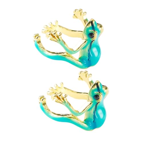 HORIALENCE 2 Stück Verstellbarer Frosch Ringe Damen Offene Tier Schmuck Niedlich Einfach Einstellbar Vielseitig Für Alltag Freunde Geschenk von HORIALENCE