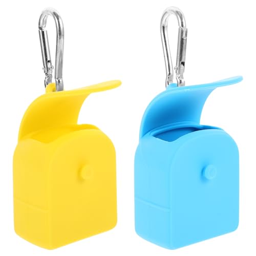 HORIALENCE 2stücke Silikon Aufbewahrungstasche Mit Haken Multifunktionale Münz Und Kopfhörerhülle Wiederverwendbare Tasche Für Schlüssel Und Kleinigkeiten von HORIALENCE