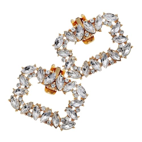 HORIALENCE 2stücke Schuhclips Strass Für Damen-schuhe Abnehmbare Schuhschnallendekore Blumen-schuhclip Als Hochzeits-accessoire Schuhzubehör Für High Heels von HORIALENCE