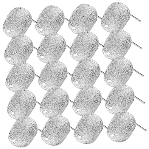 HORIALENCE 30stücke Legierung Ohrring Basis Ohrring Herstellung Zubehör Diy Schmuck Ohrringfassungen Rohlinge Für Ohrstecker Ohrringfassungen-tablett von HORIALENCE
