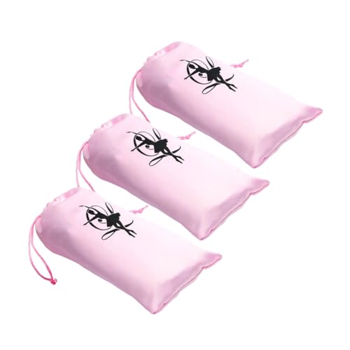 HORIALENCE 3stücke Ballettschuhtasche Für Mädchen Mit Kordelzug Robuste Tanzbeutel Zum Aufbewahren Von Kleidung Und Schuhen Gym Oder Reisebeutel Für Ballett Und Andere Aktivitäten von HORIALENCE