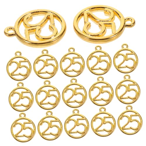 HORIALENCE 50 Stück Jahr Charms Vintage Anhänger für Schmuckherstellung für Diy Armbänder Ohrringe Bastelprojekte für Neujahr Abschlussfeiern HORIALENCE 50 Stück Jahr Charms Vintage Anhänger für Schmuckherstellung für Diy Armbänder Ohrringe Bastelprojekte für Neujahr Abschlussfeiern von HORIALENCE