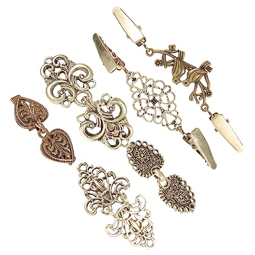 HORIALENCE 6stücke Strickjackenclips Für Damen Kleiderclips Und Pulloverclips Schalclips Mit Vintage-design Für Formelle Und Freizeit-anlässe Um Ihren Look Zu Komplettieren von HORIALENCE