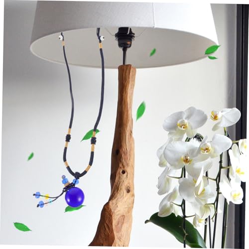 HORIALENCE Aromatherapie Anhänger Halskette Ätherische Öle Diffusor Parfüm Flasche Blau Kreative Geflochtene Schnur Schmuck für Damen Teenager von HORIALENCE