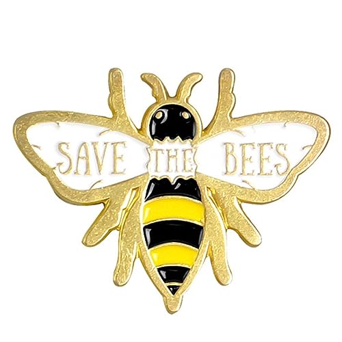 HORIALENCE Biene Brosche Emaille Niedlicher Honigbiene Pin für Damen Modisches Accessoire für Kleidung für Blazer Hemden und Taschen Leicht und Tragbar für zu Besonderen Anlässen von HORIALENCE