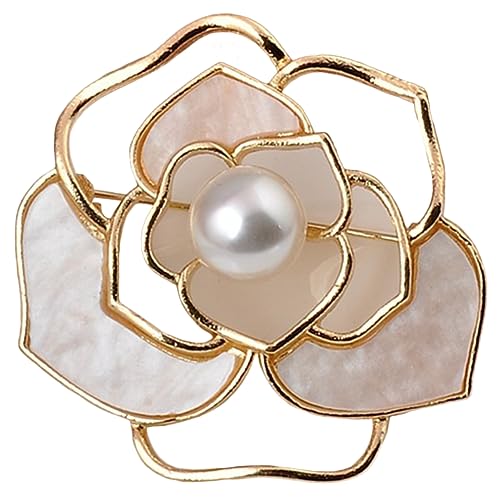 HORIALENCE Blumenbrosche Für Frauen Aus Leichtmetall Kreative Anstecknadel Für Kleidung Hut Und Anzug Stilvolle Blumennadel Für Besondere Anlässe Ästhetische Brosche Für Mantel Und von HORIALENCE