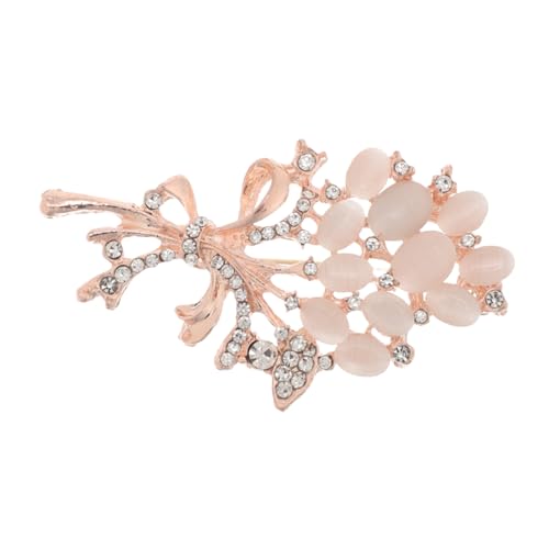 HORIALENCE Brosche Legierung Anstecknadel Für Mantel Kragenabzeichen Broschen Dekoratives Kleidungsabzeichen Blumen Anstecknadel Für Hut Strass Rose Anstecknadel Dekorative von HORIALENCE
