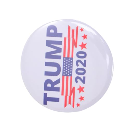 HORIALENCE Creative Brooch America President Commemorative Badge Weiß für Partys und Festivals Anstecknadel für Männer Frauen von HORIALENCE