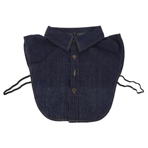 HORIALENCE Frauen Denim Fake Collar Abnehmbarer Falscher Kragen Für Blusen Elegante Dekoration Shirts Kleider Und Jacken Für Freizeit Büro Und Partys von HORIALENCE