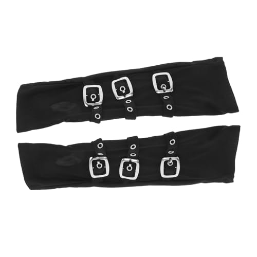 HORIALENCE Fingerlose Punk-handschuhe Für Damen Lange Handschuhe Im Punk-stil Weiches Polyestermaterial Handschuhe Für Partys Cosplay-requisiten Festival-ausrüstung von HORIALENCE