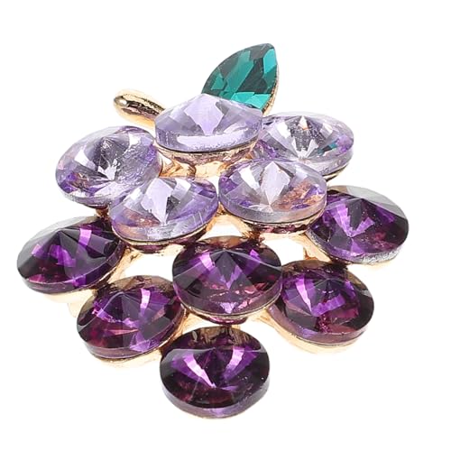 HORIALENCE Fruchttraubenbrosche Brosche Reversnadel Brosche Zubehör Glitzer-corsage-abzeichen Glitzerabzeichen Für Kleidung Glitzer Traubenstift Sparkle Traubenabzeichen Satellitenglas HORIALENCE Fruchttraubenbrosche Brosche Reversnadel Brosche Zubehör Glitzer-corsage-abzeichen Glitzerabzeichen Für Kleidung Glitzer Traubenstift Sparkle Traubenabzeichen Satellitenglas von HORIALENCE