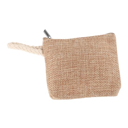 HORIALENCE Gelegenheitsbeutel Taschenbeutel Für Männer Mädchen Wechseln Die Handtasche Kabelorganisator Schlüsselanhänger Geldbörse Schlüsseltasche Münzbeutel Bettwäsche Aus Baumwolle Beige von HORIALENCE
