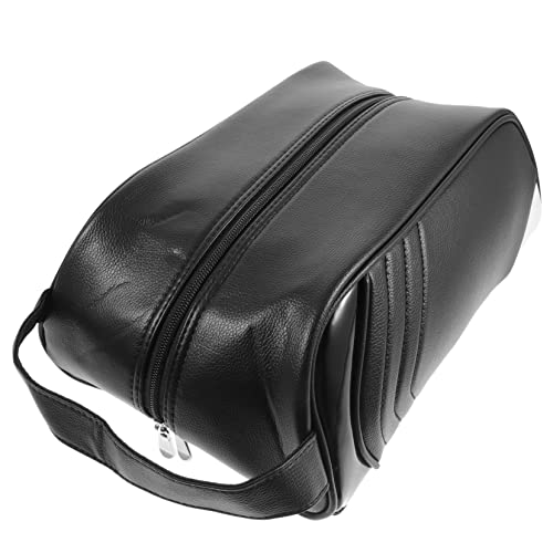 HORIALENCE Tragbare Golfschuhtasche Atmungsaktivem PU mit Reißverschluss Organizer für Sport und Reiseschuhe für Männer und Frauen von HORIALENCE