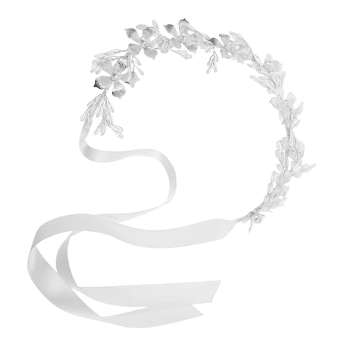 HORIALENCE Rhinestone Brautkopfschmuck Mit Blumen-design Und Seidenband Für Hochzeiten Elegant Und Glänzend Für Bräute Und Brautjungfern Funkelnde Haaraccessoires von HORIALENCE
