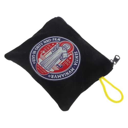 HORIALENCE Kreuz-schmuckbeutel Geldbörse, Schmuckbeutel Herren-perlenkette Schlüsselanhänger Geldbörse Runde Geldbörse Rosenkranzbeutel Rosenkranzhalter Große Rosenkränze Stoff Black HORIALENCE Kreuz-schmuckbeutel Geldbörse, Schmuckbeutel Herren-perlenkette Schlüsselanhänger Geldbörse Runde Geldbörse Rosenkranzbeutel Rosenkranzhalter Große Rosenkränze Stoff Black von HORIALENCE