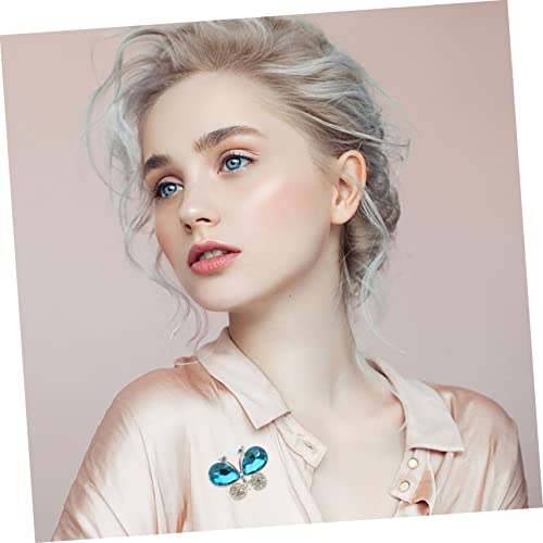 HORIALENCE Kristallglas Schmetterling Brosche Glitzernde Schmuckapplikation für Kleidung Handtaschen DIY Nähdekoration Langlebig Leicht Eleganter Modeschmuck von HORIALENCE