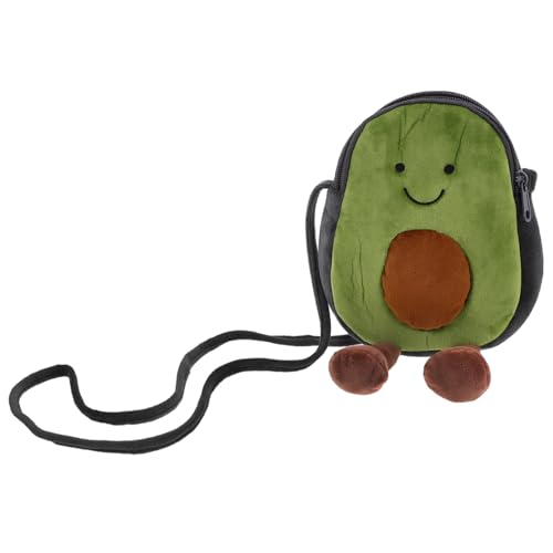 HORIALENCE Avocado Tasche Cartoon Studenten Münzbeutel Aufbewahrungstasche Fürs Telefon Kreative Umhängetasche Für Junge Mädchen Und Studenten von HORIALENCE