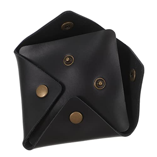 HORIALENCE Münztasche Zum Aufbewahren Von Kleingeld Kleiner Münzbeutel Aus Kunstleder Tragbarer Münzbeutel Für Münzen Und Bargeld Leicht Und Kompakt Für Tägliche Nutzung von HORIALENCE