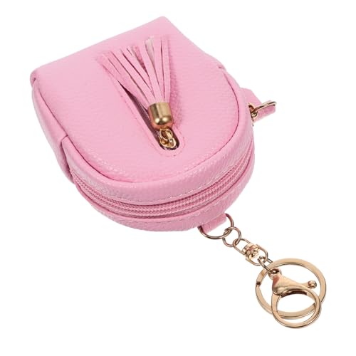 HORIALENCE Mini Münzgeldbörse mit Schlüsselanhänger Leichte Praktische Handtasche mit Reißverschluss Vielseitig als Portemonnaie für Karten Bargeld und Schlüssel Einzigartiges Design in von HORIALENCE