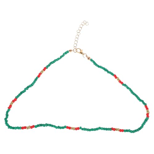 HORIALENCE Multi Farbige Perlenkette für Damen Verstellbare Kurze Halskette Bunten Perlen Vielseitig Tragbar Choker oder Kette Eleganter Schmuck für Partys Besondere Anlässe von HORIALENCE
