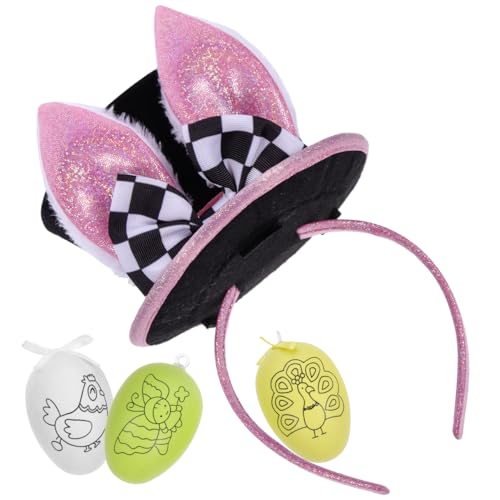 HORIALENCE Stirnband Mit Hasenohren Für Ostern Haarschmuck Im Kaninchenstil Party-requisite Für Cosplay Kopfbedeckung Für Kostümbälle Dekoratives Stirnband Für Junge Mädchen Und Jugendliche von HORIALENCE