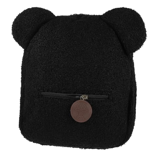 HORIALENCE Plüsch-Rucksack Für Mädchen Umhängetasche Aus Hochwertigem Plüschmaterial Verstellbarer Schultergurt Für Schule Reisen Und Einkaufen von HORIALENCE