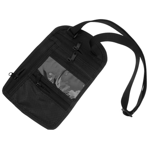 HORIALENCE Reise Passhalter mit RFID Schutz Multifunktionale Dokumenten für Reisen Verstellbarer Umhängebereich für Pässe Geld und Tickets Optimal für Damen und Herren für Organisation von von HORIALENCE