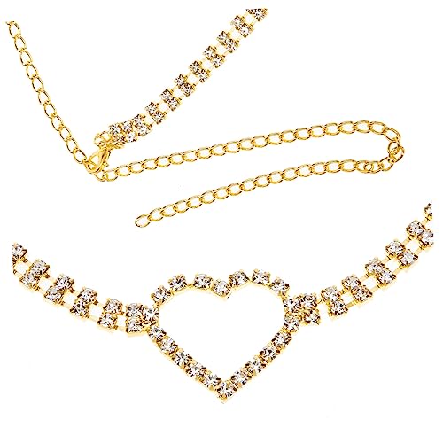 HORIALENCE Rhinestone Herz Beinkette für Damen Glänzende Oberschenkelkette Leichte Körperkette für Verführerisches Outfit für Kleider Röcke Strapazierfähige nicht Verblassend von HORIALENCE