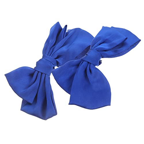 HORIALENCE Schleifen Schuh Clips Vintage Schuhdekoration Für Hochzeits Alltagsschuhe Abnehmbare Schuhschnallen Für Damen in Rauchblau Vielseitige Accessoires Für Pumps Stiefel Hüte Und Kleidu von HORIALENCE