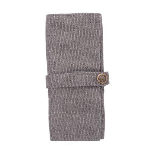 HORIALENCE Bleistift Roll up Case Canvas Bleistifthülle Rollmäppchen Für Stifte Bleistifttasche Stiftebeutel Buntstifte Rolltasche Bleistiftbeutel von HORIALENCE