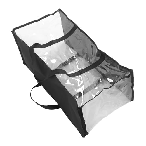 HORIALENCE Transparente Aufbewahrungstasche für Große Handliche wasserdichte mit Tragegriff für Schule Reisen Schützt Ihre Gegenstände von HORIALENCE