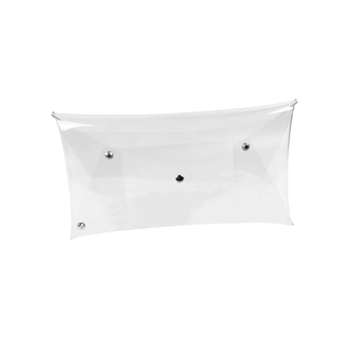 HORIALENCE Transparente Damen Clutch Handtasche aus Langlebigem Material Eleganter Envelope Jelly Bag Stil Große Kapazität für Handy Geldbörse und Karten für Abend Hochzeitsfeiern von HORIALENCE