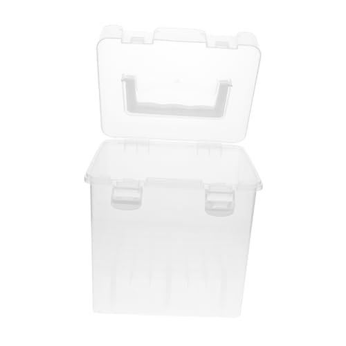 HORIALENCE Transparenter Kunststoff-schreibwaren-Organizer Mit Fächern Zum Organisieren Von Markern Und Bastelstiften Tragbare Aufbewahrungsbox Für Künstlerwerkzeuge von HORIALENCE