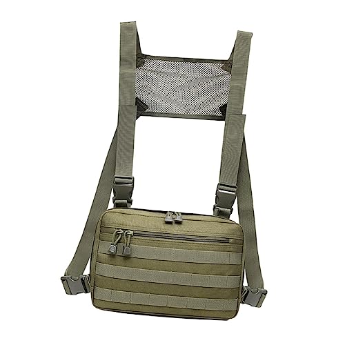 HORIALENCE Brusttasche Für Herren Outdoor Camping Tragbar Aus Nylonmaterial Für Handy Geldbörse Schlüssel Kopfhörer Wandern Jagd Angeln von HORIALENCE