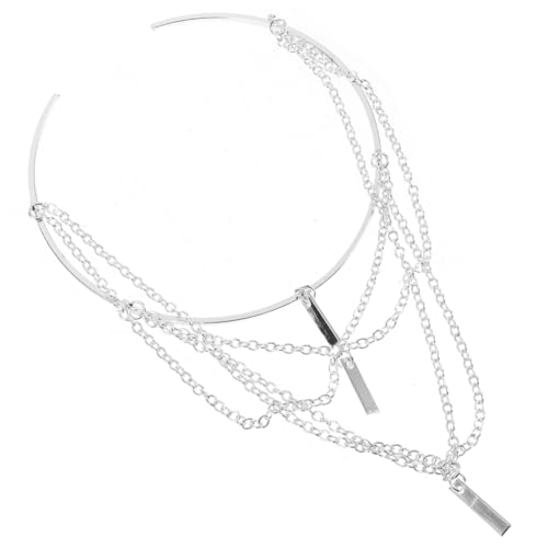 HORIALENCE Verstellbarer Metallketten Armreif für Damen Offener Oberarm Schmuck Minimalistisches Design Langlebig und für von HORIALENCE