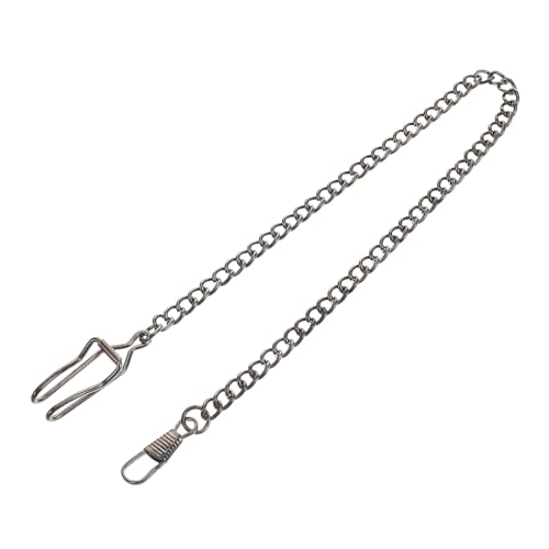 HORIALENCE Klassische Retro-taschenuhrkette Legierungskette Für Taschenuhren Accessoire Metallkette Für Herren Taschenketten- Anzugkette Clipuhr Taschenuhrhalskette Taschenuhrkettenbeschlag von HORIALENCE